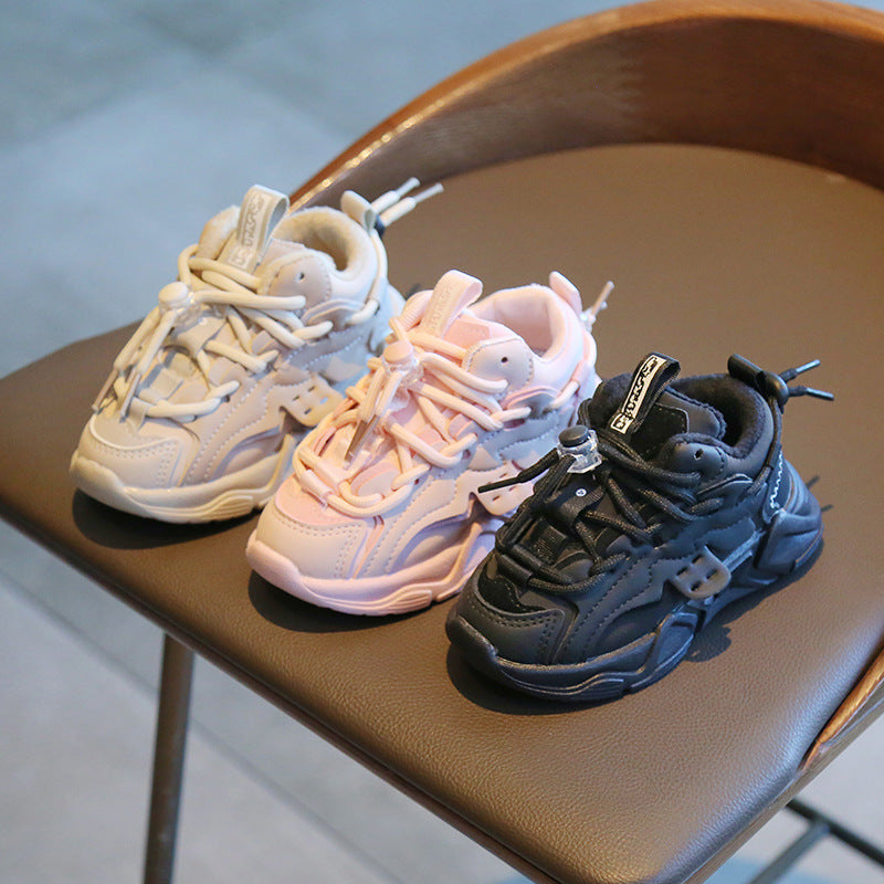 "Trendy Kids Sneakers | Lightweight Internet Hot Single-Through Shoes"