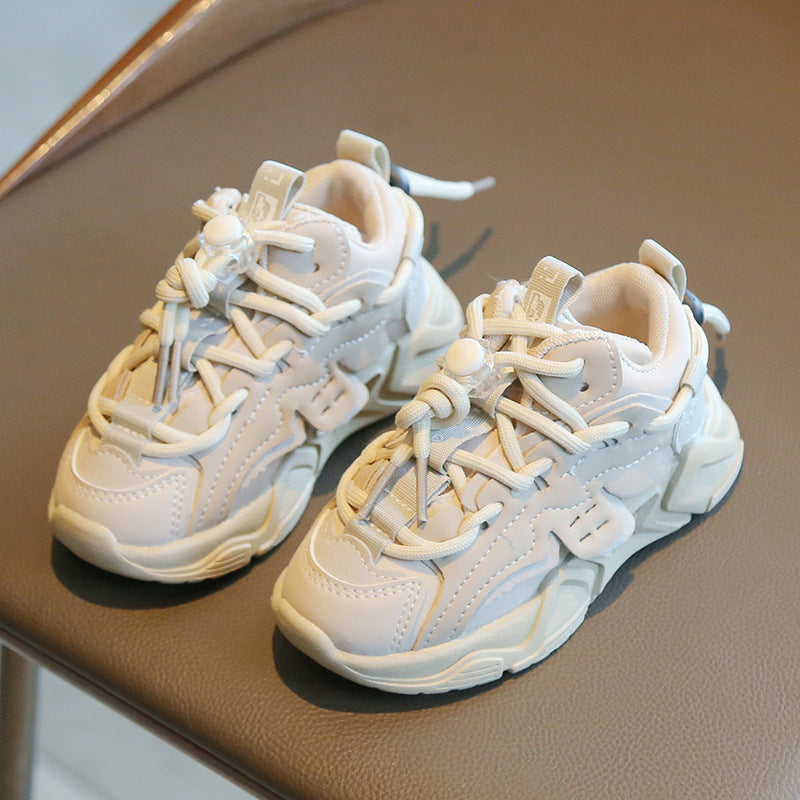 "Trendy Kids Sneakers | Lightweight Internet Hot Single-Through Shoes"