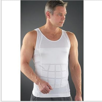 Men’s Slim Tummy Body Shaper | Compression Trainer Vest Shapewear