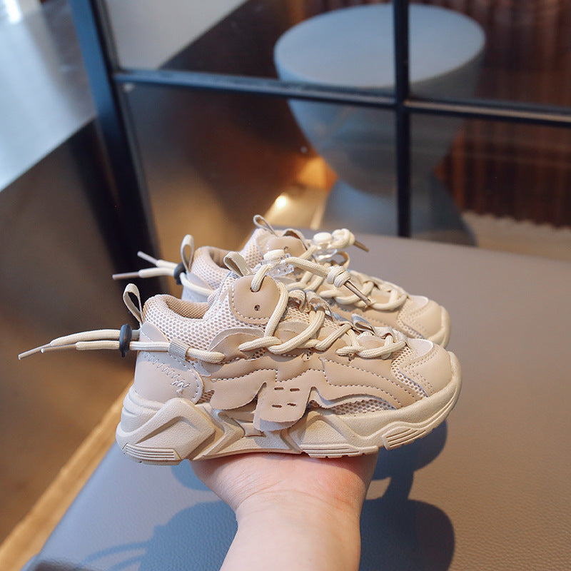"Trendy Kids Sneakers | Lightweight Internet Hot Single-Through Shoes"
