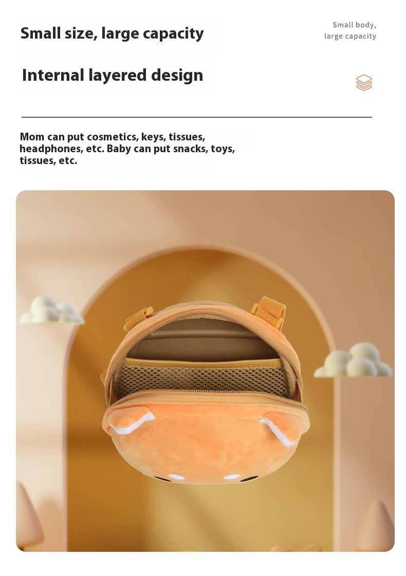 "Cute Shiba Inu Cartoon Crossbody Bag for Kids | Stylish Children’s Bag"