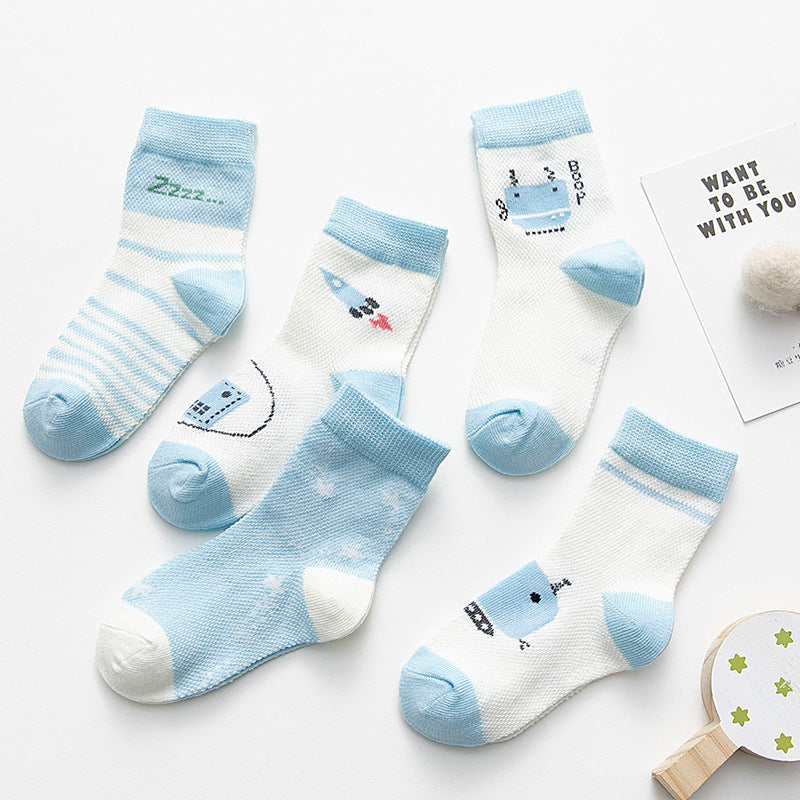 "Breathable Cotton Baby Socks | Unisex Soft and Comfortable Infant Socks"