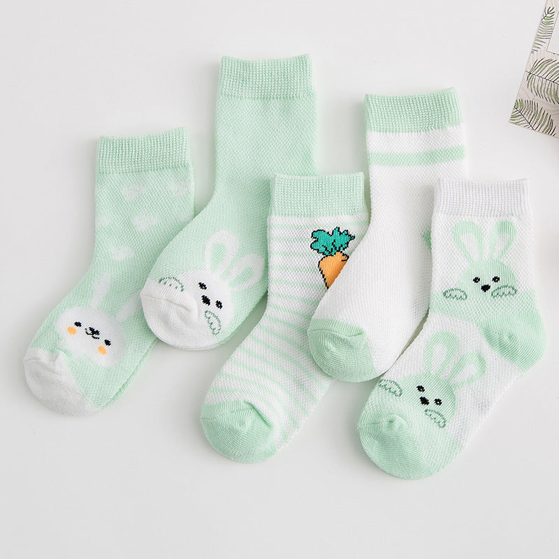 "Breathable Cotton Baby Socks | Unisex Soft and Comfortable Infant Socks"