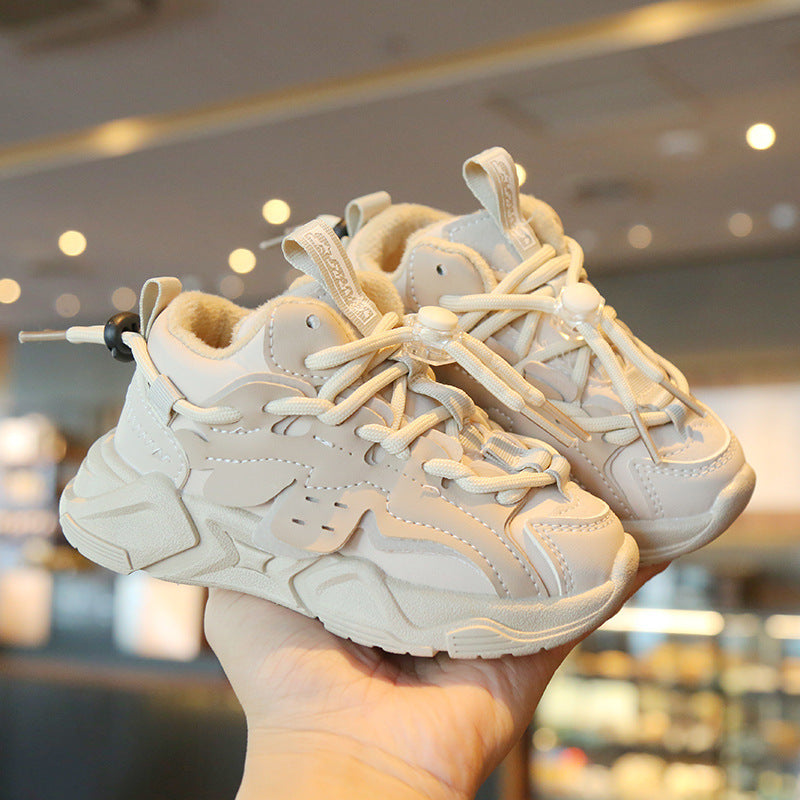 "Trendy Kids Sneakers | Lightweight Internet Hot Single-Through Shoes"