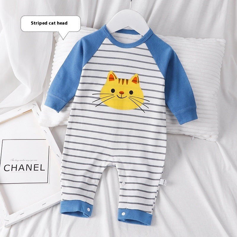 "Baby Children's Cotton Floral Jumpsuit | Soft, Stylish Baby Outfit"