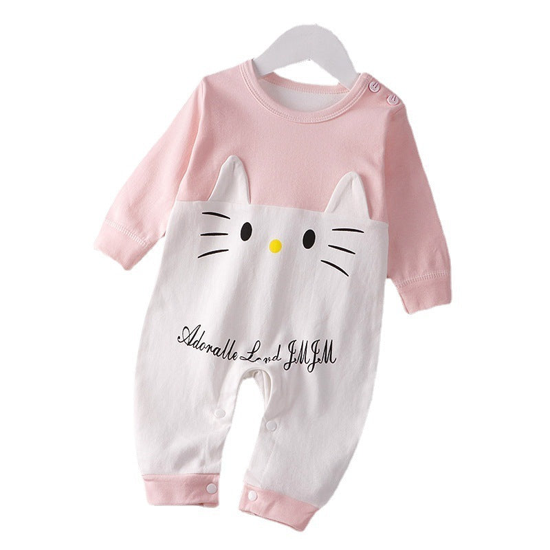 "Baby Children's Cotton Floral Jumpsuit | Soft, Stylish Baby Outfit"
