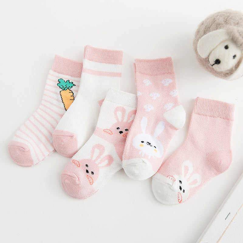 "Breathable Cotton Baby Socks | Unisex Soft and Comfortable Infant Socks"