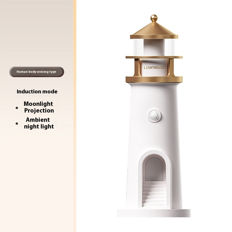 Lighthouse Night Light | Moonlight Atmosphere Sleeping Light Ornament
