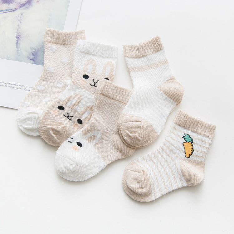 "Breathable Cotton Baby Socks | Unisex Soft and Comfortable Infant Socks"
