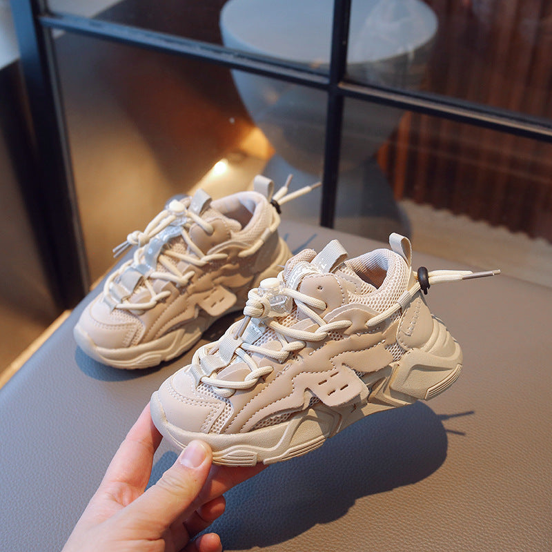 "Trendy Kids Sneakers | Lightweight Internet Hot Single-Through Shoes"