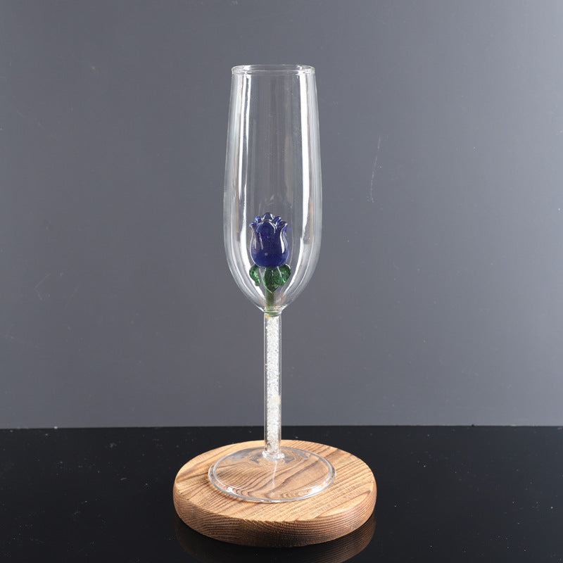 Rose Champagne Glass | Elegant & Simple Glass for Special Occasions