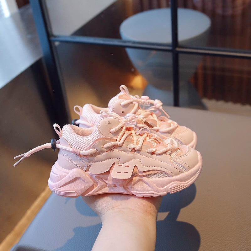 "Trendy Kids Sneakers | Lightweight Internet Hot Single-Through Shoes"