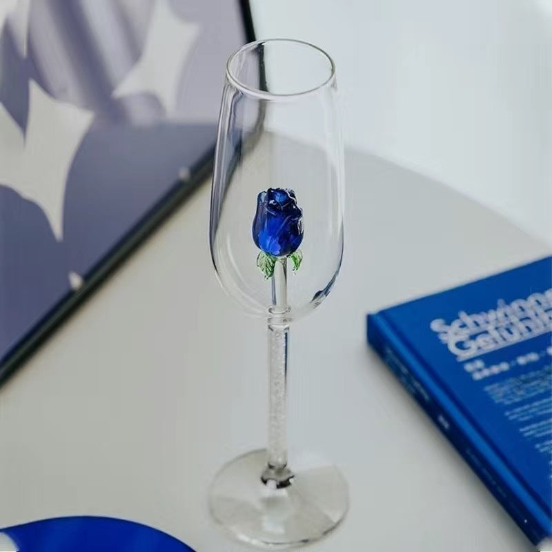Rose Champagne Glass | Elegant & Simple Glass for Special Occasions