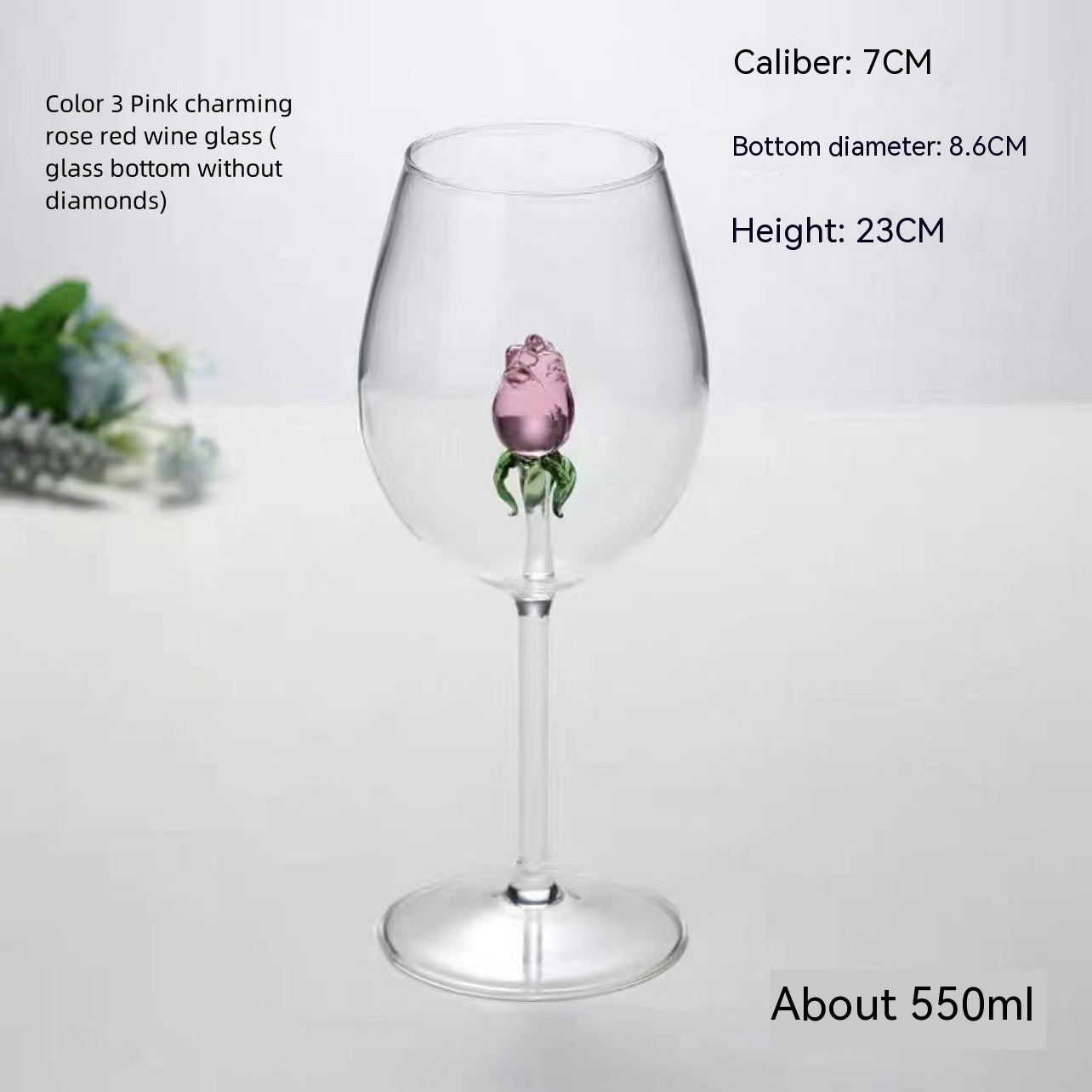 Rose Champagne Glass | Elegant & Simple Glass for Special Occasions