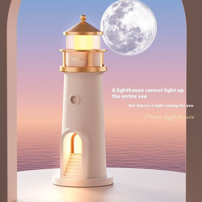 Lighthouse Night Light | Moonlight Atmosphere Sleeping Light Ornament