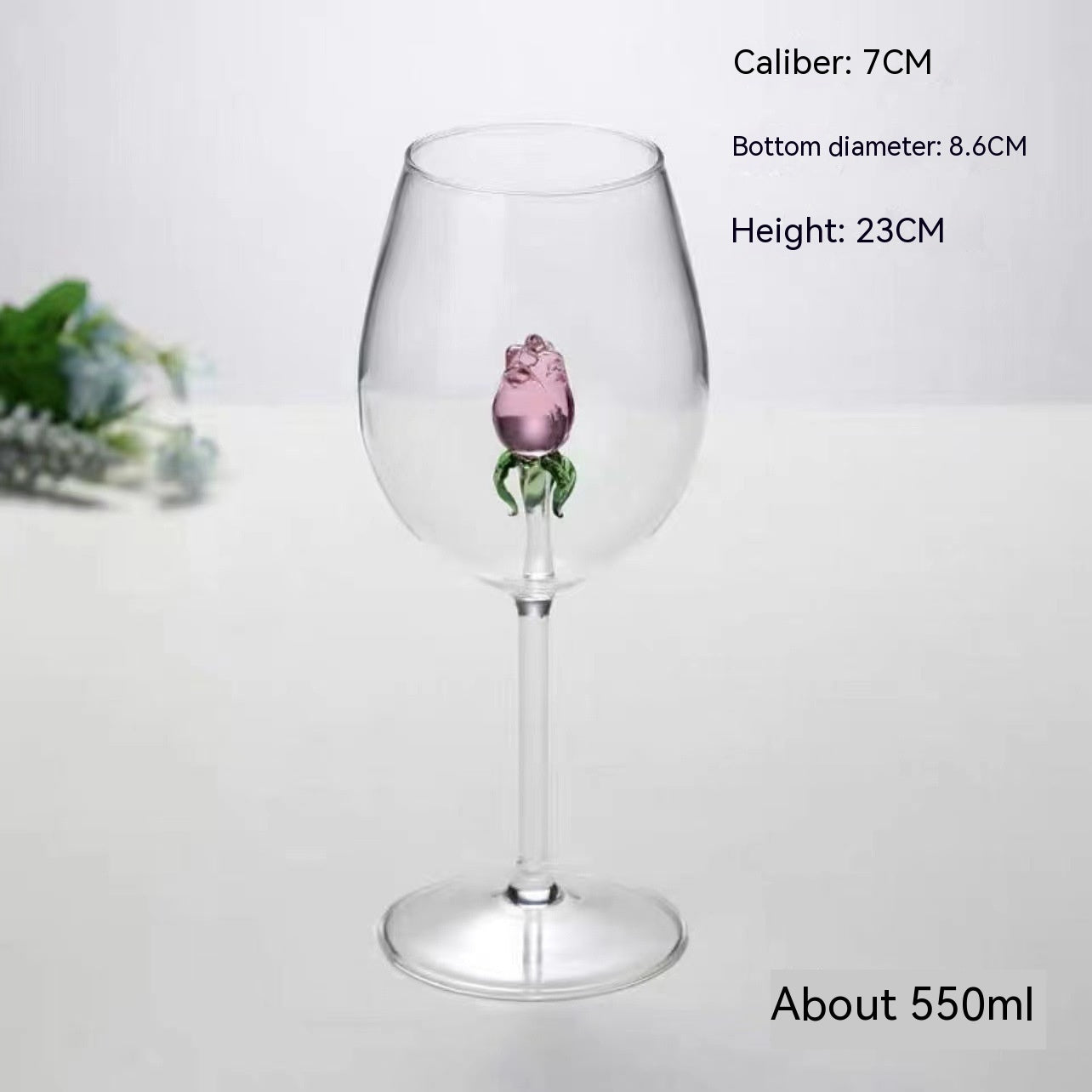 Rose Champagne Glass Simple Fashion Glass